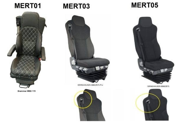 Isringhausen 6860/875 (pro) - Passenger Seat Cover - Image 4