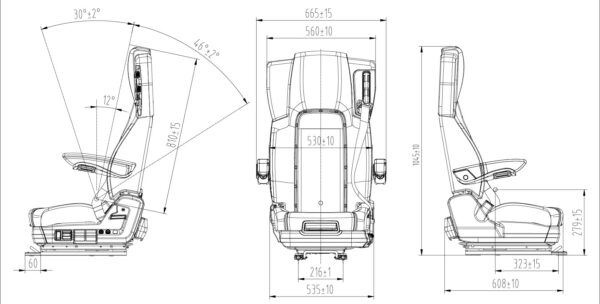 Voyager C70 Comfort fabric - Image 6