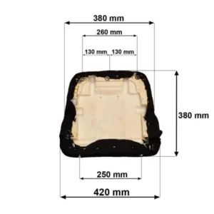 Alternative view of GRAMMER DS85/H90 TYPE back cushion