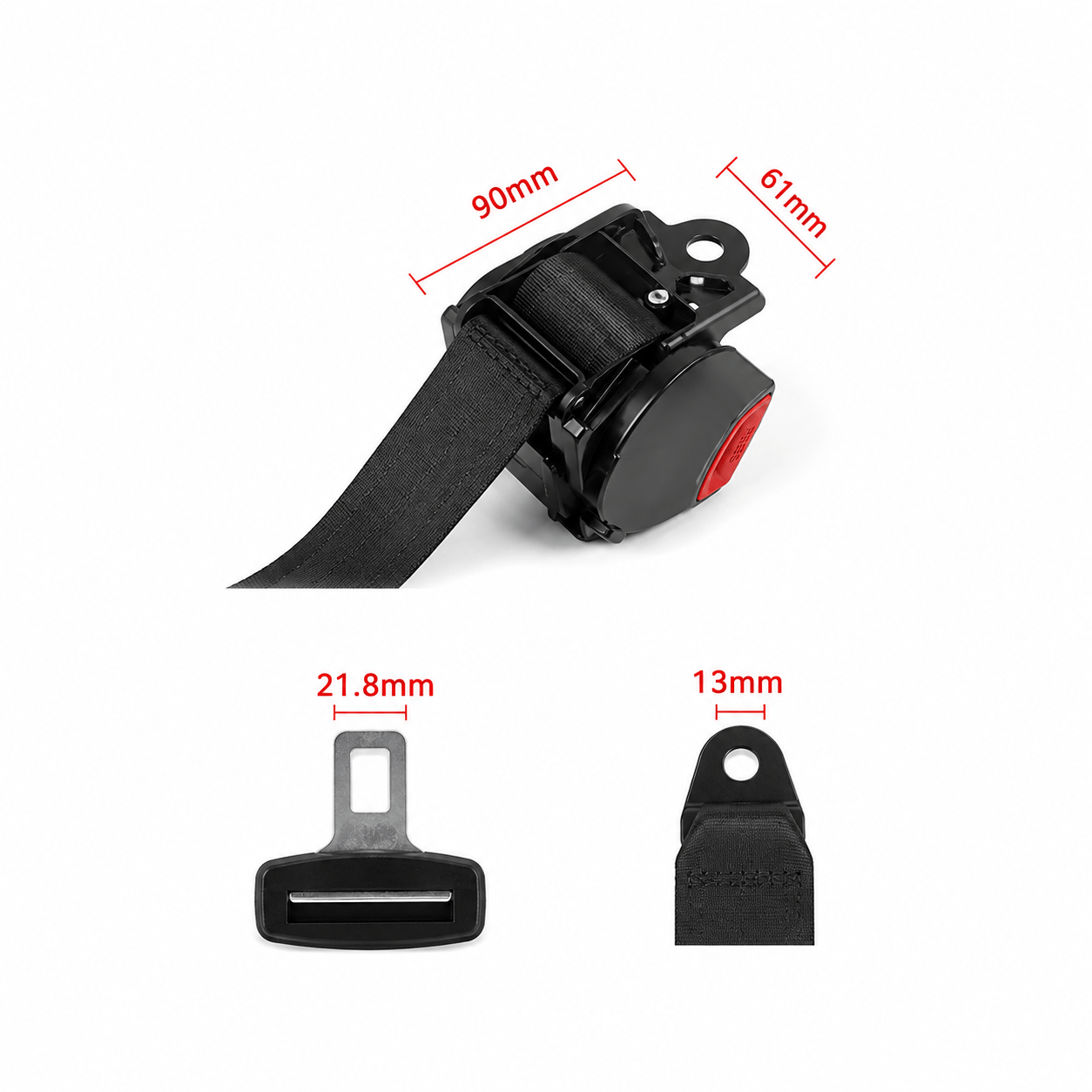 VW 3 Point Seatbelt - Image 2