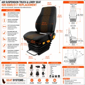 ISRINGHAUSEN SS-6500/517 AIR Seat - Image 2