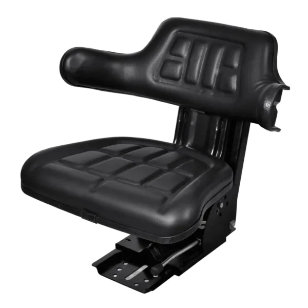 Black Universal Tractor Seat Fits Massey Ferguson, Ford and Case-IH W700