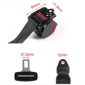 Alternative view of VW / Volkswagon T1 T2 T3 T4 LT 3 Point Seat belt