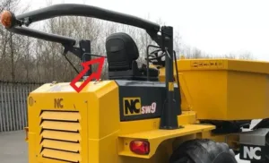 Alternative view of Thwaites Dumper Seat