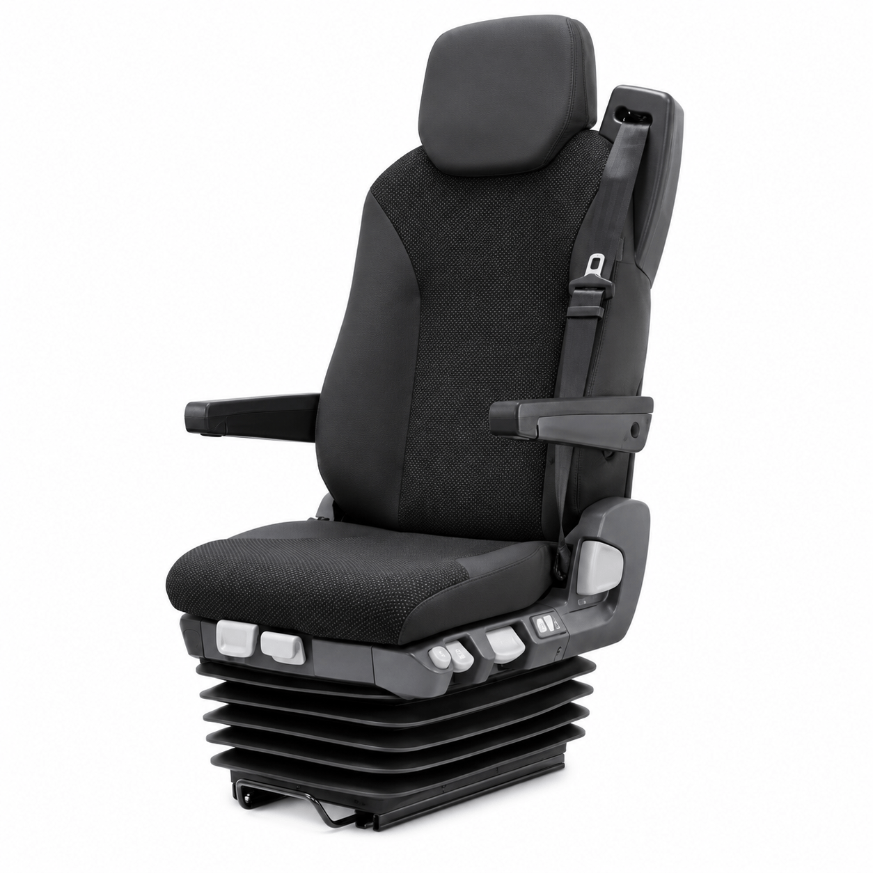 ISRI 6860/870 NTS air suspension truck seat with integrated seat belt