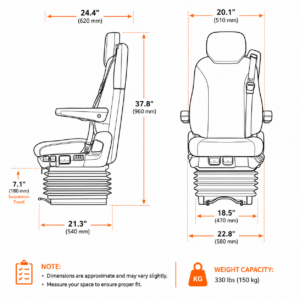 Premium Daf CF/XF truck Seat - Image 2