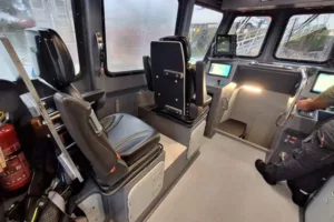 Alternative view of mgv35 boat