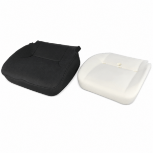 JCB replacement seat cushion – durable padded seat base designed to replace a worn or damaged JCB machinery seat cushion
