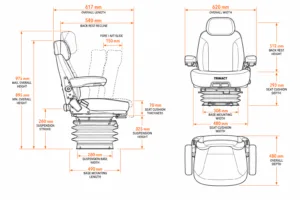 Trimact PiLOT Agricultural Seat - Image 3