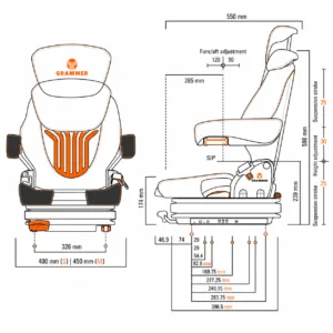 GRAMMER Primo Forklift Seat - Image 2