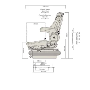 Alternative view of Grammer Maximo Basic MSG85/721