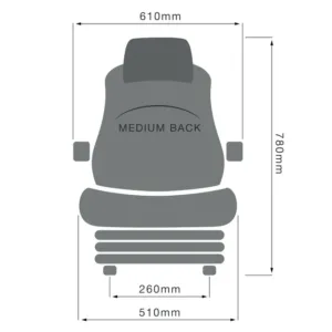 Alternative view of CS 85 C1AR Deluxe Seat