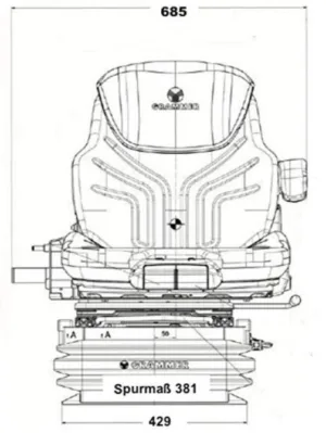 Alternative view of Grammer Maximo XT Professional Fendt MSG 97AL/731