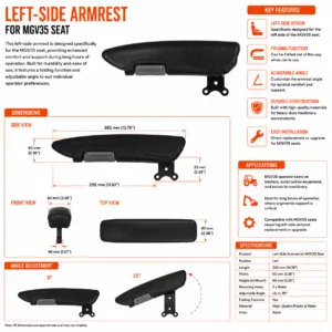 Deluxe for MGV35 armrest Left - Image 2