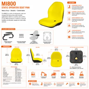 Alternative view of MI800 Operator Seat